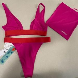 Off-White Condenced Banded Bikini